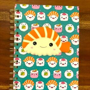 Sushi Journal/Notebook Spiral & Lined - OCS Designs